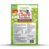 INABA Churu Fun Bites Cat Chicken Recipe wraps Chicken with Pumpkin Recipe